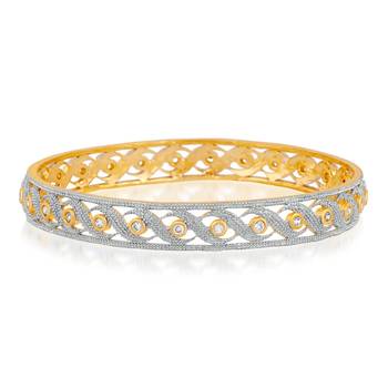 Gold Cubic Zirconia Bangles And Bracelets 2
