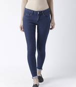 Blue printed cotton bottoms