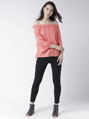 Black printed cotton bottoms 4