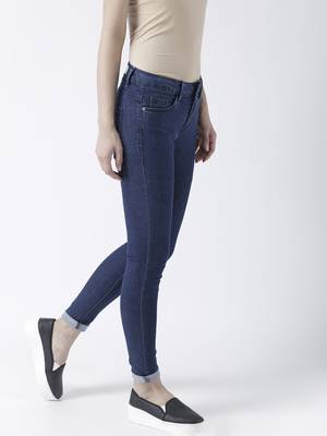 Blue printed cotton bottoms 4