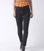 Blue printed cotton bottoms