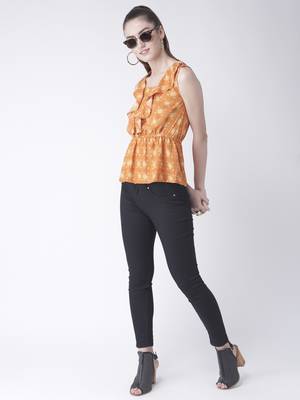 Blue printed cotton bottoms 4