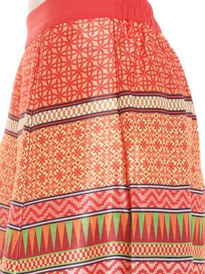 Multicolor printed polyester skirts 5