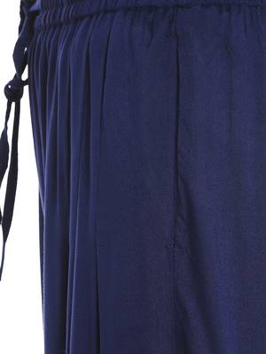 Blue printed viscose bottoms 5
