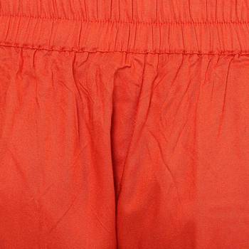 Orange printed viscose bottoms 5