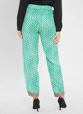 Multicolor printed polyester bottoms 2