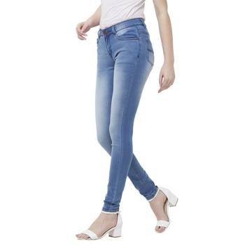 Blue printed cotton bottoms 3