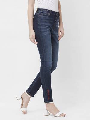 Blue printed cotton bottoms 3