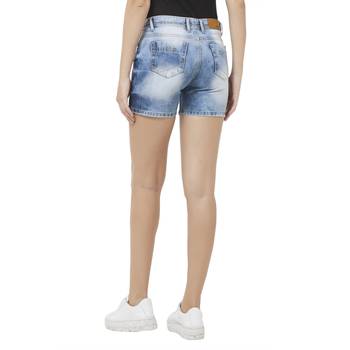 Blue printed viscose bottoms 4