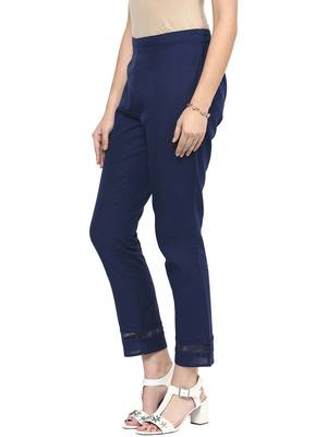 Blue printed cotton bottoms 3