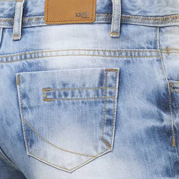 Blue printed viscose bottoms 5