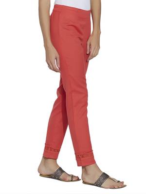 Orange printed cotton bottoms 3