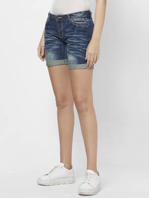 Blue printed viscose bottoms 4