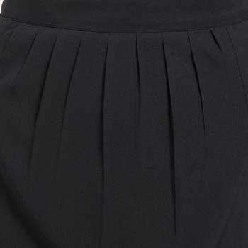 Black printed polyester skirts 4