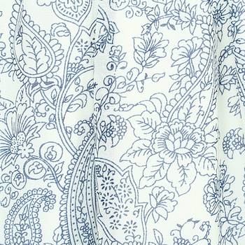 Blue printed polyester skirts 4