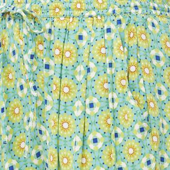 Blue printed viscose bottoms 5