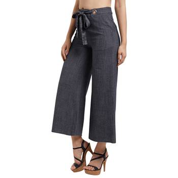 Grey printed viscose bottoms 3