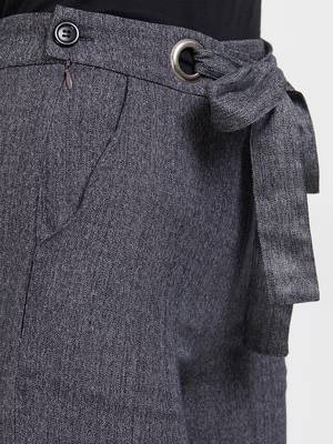 Grey printed viscose bottoms 5