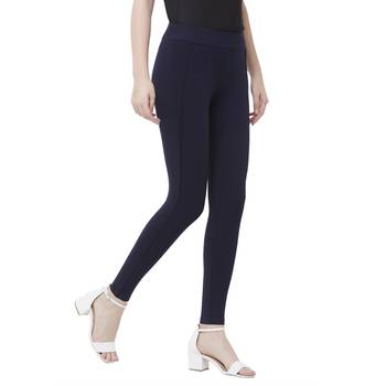 Blue printed rayon bottoms 2