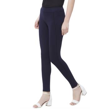 Blue printed rayon bottoms 3