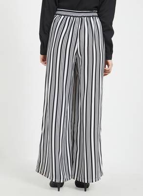 Black printed polyester bottoms 3