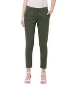 Green printed cotton bottoms