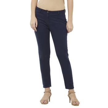 Blue printed cotton bottoms 1