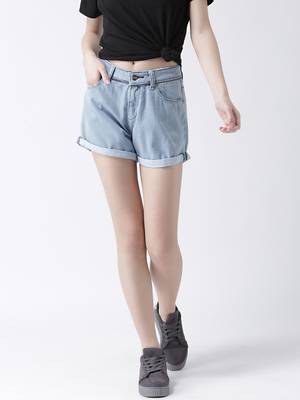Blue printed viscose bottoms 1