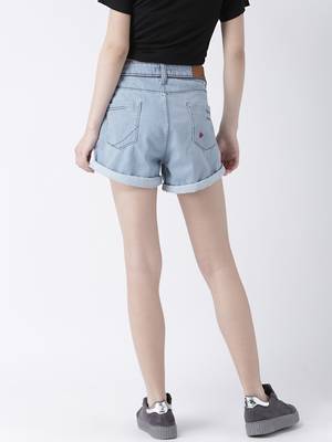 Blue printed viscose bottoms 2