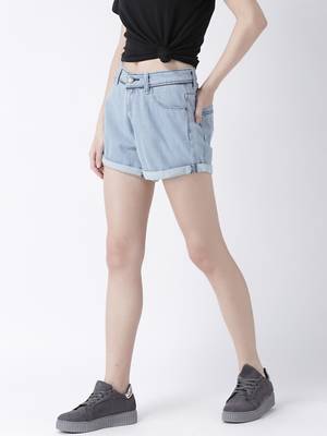Blue printed viscose bottoms 4