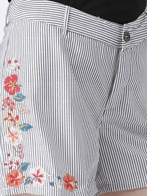 Grey printed polyester bottoms 5