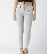 Grey printed cotton bottoms