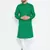 Green woven pure cotton men-kurtas