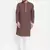 Brown woven linen men-kurtas