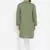 Green woven linen men-kurtas