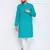 sky blue woven pure cotton men-kurtas