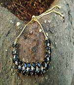 Black bangles-and-bracelets