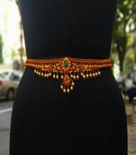Gold waist-belt