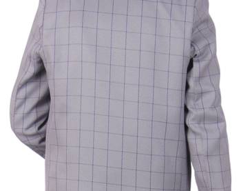 Blue plain polyester boys-suit 5