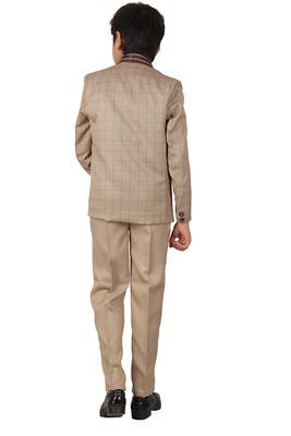 Fawn plain polyester boys-suit 5