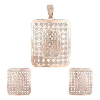 Gold emerald  necklace-sets 1