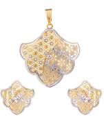 Gold emerald  necklace-sets