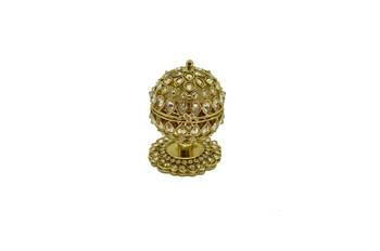 Gold cubic zirconia jewellery-box 1