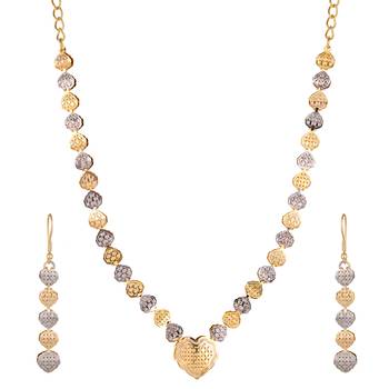 Gold emerald  necklace-sets 2