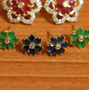 Multicolor Onyx Studs 2
