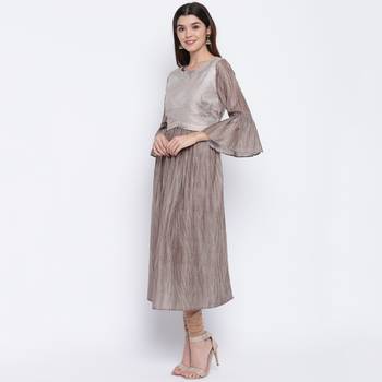 women's printed anarkali muslin green kurti with koti 6