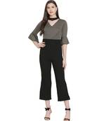 Black Color Lycra Fabric Jumsuit