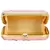 Anekaant Web Embroidered Sequines Faux Silk Clutch Pastel Pink & Gold