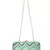 Anekaant Web Embroidered Sequines Faux Silk Clutch Pastel Green & Gold