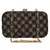 Anekaant Web Embroidered Sequines Faux Silk Clutch Black & Gold